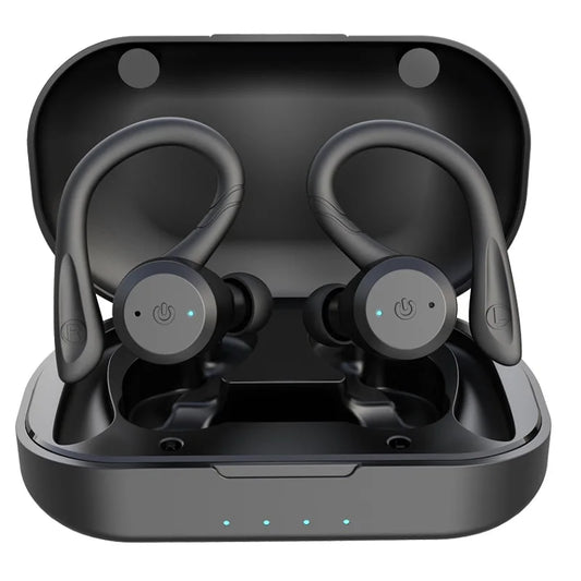20 Hours Play Time Swimming Waterproof Bluetooth Earphone Dual Wear Style Sport Wireless Headset TWS IPX7 Earbuds Stereo