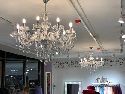 Modern Crystal Led Chandelier Cognic/TR GOLD/Silver K9 Large 6/8/10/15/18 Arm Living Room Lustres De Cristal Lighting Fixture