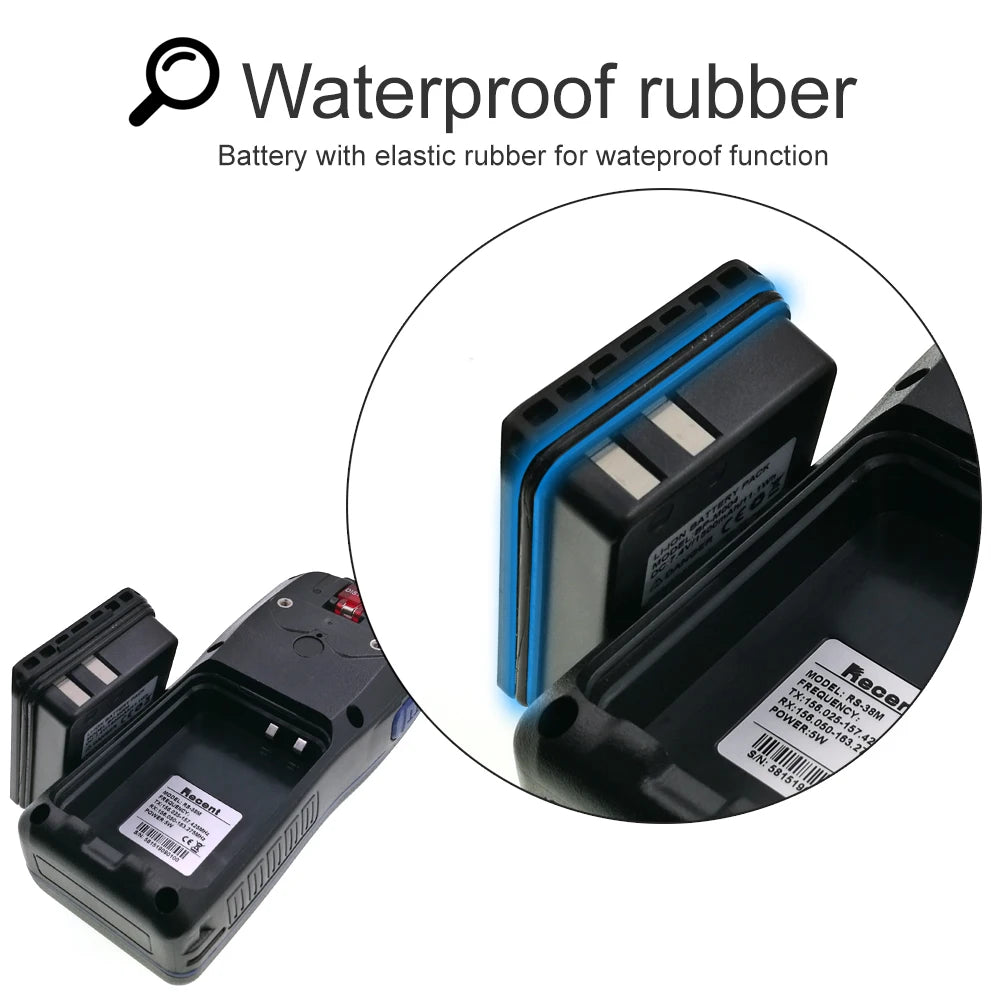 Recent RS-38M With GPS VHF Marine Radio IP67 Waterproof Float Walkie Talkie Tri-watch 156.025-157.425MHz Transceiver 2 Way Radio
