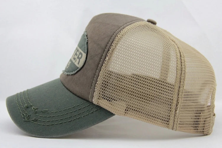 Connectyle Men's Women Vintage Fashion Adjustable Mesh Trucker Hat Outdoor Sport Summer Breathble Sun UV Protection Baseball Cap
