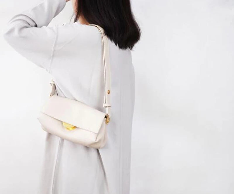 Leather Shoulder Bag for Women, Crossbody Bags, Multi Pockets, Adjustable Strap Purse, Luxury Handbag, Brand Design, Fashion