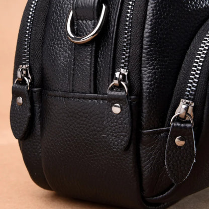Fashion High Quality Genuine Leather Woman Messenger Bags Luxury Cowhide Handbags Women's Bags Designer Women Shoulder Tote bags