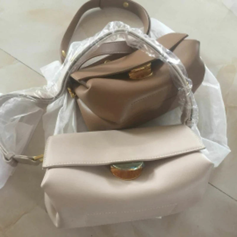 Leather Shoulder Bag for Women, Crossbody Bags, Multi Pockets, Adjustable Strap Purse, Luxury Handbag, Brand Design, Fashion