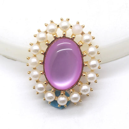 Exquisite 10pcs/set alloy metal pearl DIY jewelry accessories rhinestone crystal wedding invitation clothing artwork