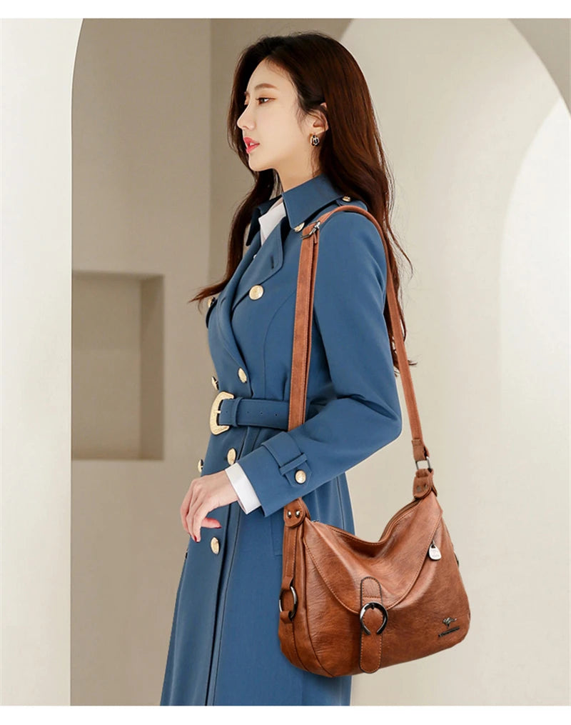 Summer Style Soft Leather Luxury Purses And Handbags Women Bags Designer Women Shoulder Crossbody Bags For Women 2021 Sac A Main