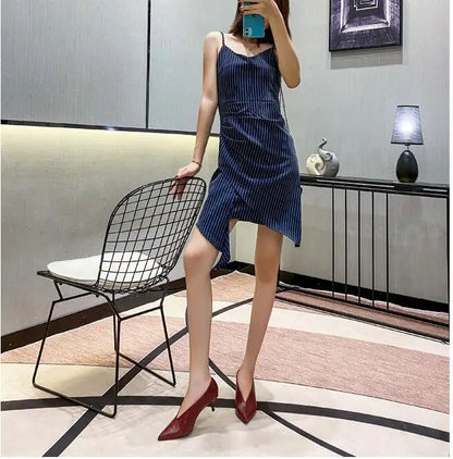 Sandals Luxury Brand Sexy Dress Shoes Elegant Chunky High Heeeled Pumps Sexy Pointed Toe Evening Shoes Women Shoes V Cut Shoes
