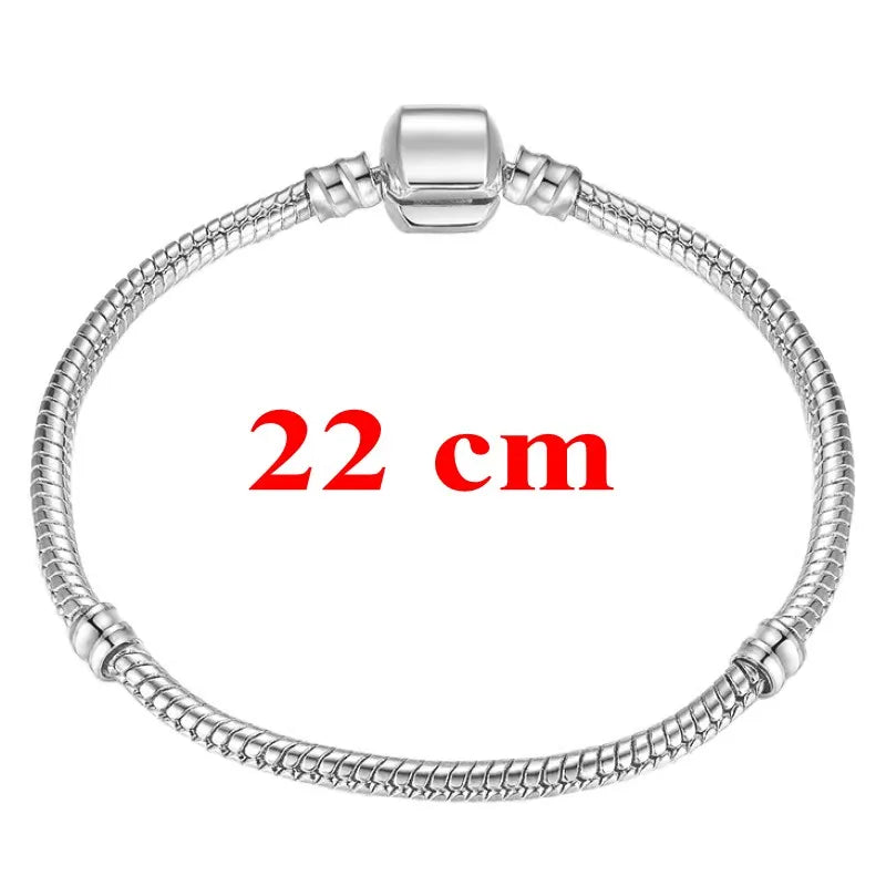 Handmade Original 925 Sterling Silver Necklace Bracelet Jewelry Set Bridal Party Sets Women Charm Bracelet Necklace Fine Jewelry