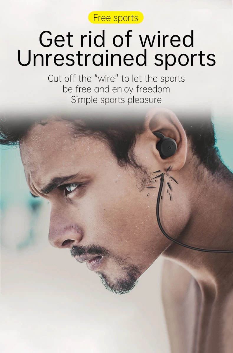 20 Hours Play Time Swimming Waterproof Bluetooth Earphone Dual Wear Style Sport Wireless Headset TWS IPX7 Earbuds Stereo