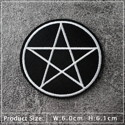 Star Dog Cat Eye Patch Embroidery Applique Ironing Sewing Supplies Decorative Badges For Clothing Accessories Zipper