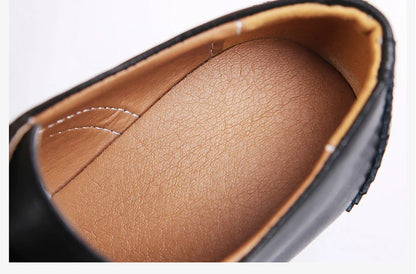 EOFK Women Brogue Shoes New Quaity High Square Heel Derby Genuine Leather High Heels Wedge Shoes Woman Female Shoes Pumps Casual