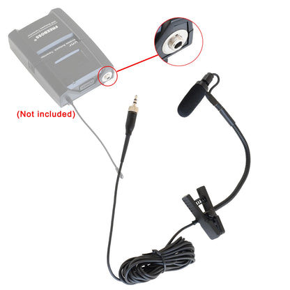3 Pin 4 PIN Mini XLR Saxophone Microphone Supercardioid 3.5mm Trumpet Music Wind Instrument Sax Mic Horn IM-20
