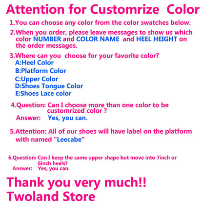 Leecabe  26CM/10inches  PU  English pattern Trend fashion electroplate platform High Heel  stripper heel Pole Dance boots