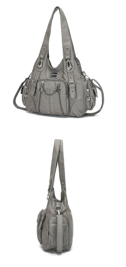 Angel Kiss Bag Women Fashion Handbags Women Shoulder Bags PU Leather Handbag Female Satchel Shoulder Purse Bag Bolsa Feminina