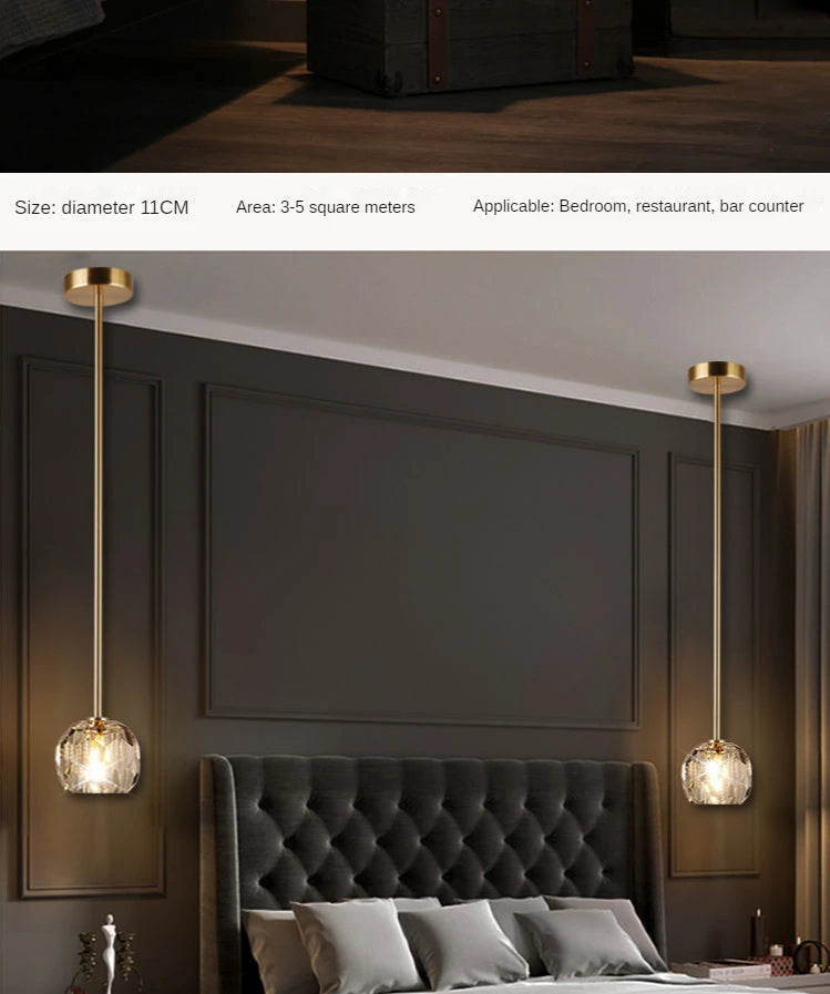 For Home Pendant Lamps Indoor Living Dining Room Bedroom Besides Chandelier Lights Decorative Led Modern Nordic Simple Lighting