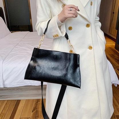2026 New Design Handbags Women Shoulder Bag Soft Synthetic Leather Crossbody Large Capacity Fashion Female Underarm Bags