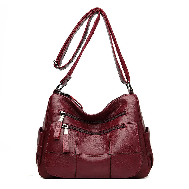 High Quality Leather Luxury Handbags Ladies Bag Designer Shoulder Crossbody Bags For Women 2024 New Bolsa Feminina Sac A Main