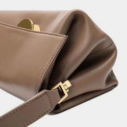 Leather Shoulder Bag for Women, Crossbody Bags, Multi Pockets, Adjustable Strap Purse, Luxury Handbag, Brand Design, Fashion