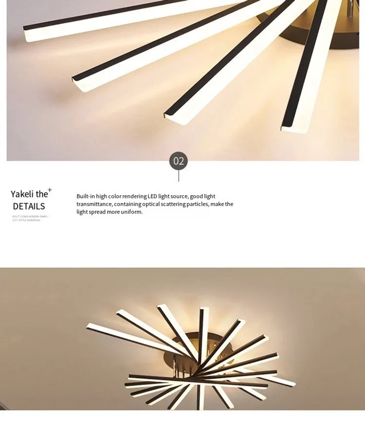 Simple New Modern LED Ceiling Chandelier Indoor Lighting For Living Room Bedroom Corridor Hall Aisle Lamps Lustre Lights fixture
