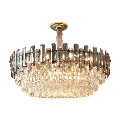 Ceiling Lamp For Living Room  Round Crystal Kitchen Lamp Simple Modern Atmosphere Bedroom Dining Room Lamp Light Pandant lights