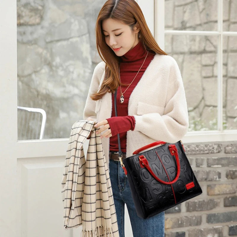 Luxury Designer Handbags Women Large Capacity Tote Bag Famous Brand pu Leather Shoulder Crossbody Bags for Ladies Bolsos Mujer