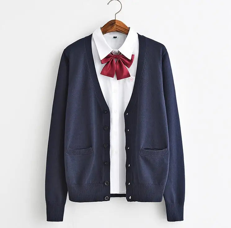 Japanese JK High School GIRL Women Sailor Suits Uniform COSPLAY SWEATER LOVE LIVE SWEATER Himiko Toga SWEATERSHIRT JKA3