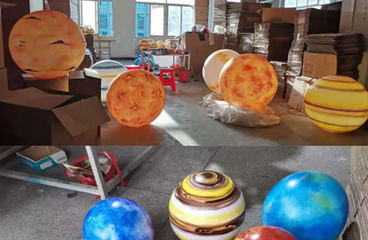 Planet Pendant Lights Sun Earth Moon Novelty Creative Atmosphere Light  Hanging Lamp Bedroom Home Decoration Hallway Luminaire