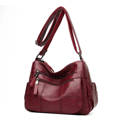 High Quality Leather Luxury Handbags Ladies Bag Designer Shoulder Crossbody Bags For Women 2024 New Bolsa Feminina Sac A Main