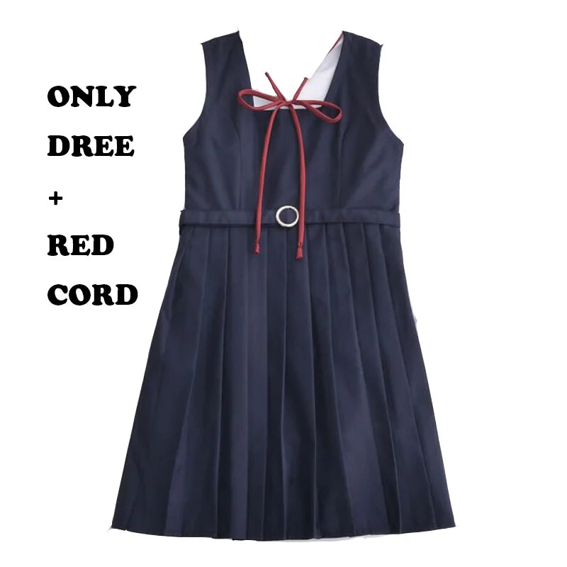Japanese student JK uniform Cape skirt white blouse sailor's vest dress class uniform school uniform suit