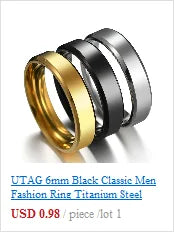 UTAG Smart Sensor Body Temperature Ring Stainless Steel Fashion Display Real-time Temperature Test Finger Rings