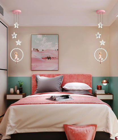 Nordic baby bedroom decor led lights for room indoor chandelier lighting chandeliers ceiling lamps for living room decoration