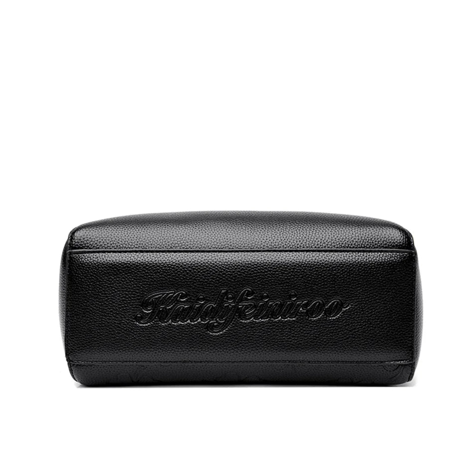 2 Layers Leather Luxury Handbags Women Bags Designer Handbags High Quality Small Casual Tote Bags For Women Shoulder Bag Winter