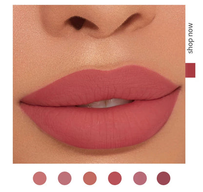 6Pcs/Box Makeup Lipstick Liquid Set Velvet Matte Gloss Lip Red Lipstick Nude Women Long Lasting Waterproof Beauty Cosmetic Kit