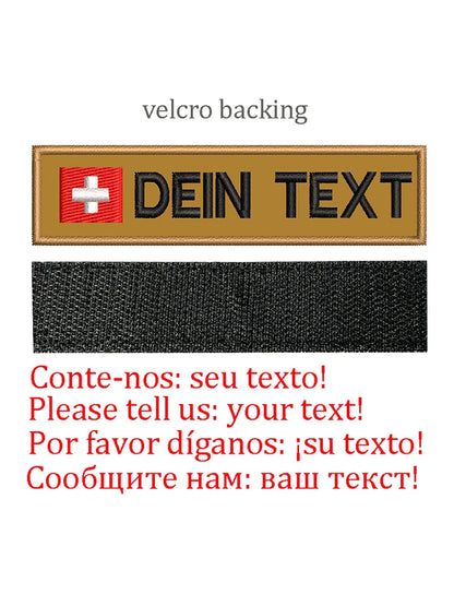 Embroidery Custom Patch  Hook And Loop Backing Iron On Sewing ID Tag Name Stripes For Clothing Dog Collar Harness Backpacks Hat
