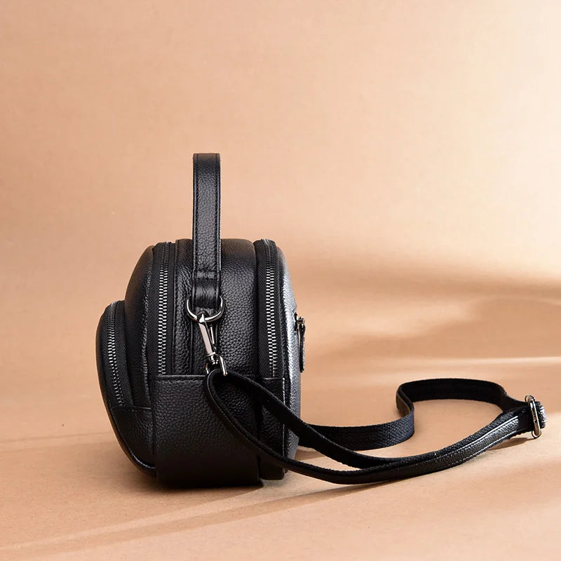 Fashion High Quality Genuine Leather Woman Messenger Bags Luxury Cowhide Handbags Women's Bags Designer Women Shoulder Tote bags