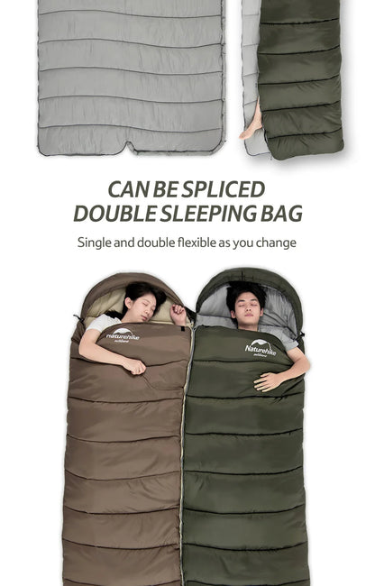 Naturehike Sleeping Bag Ultralight Winter Sleeping Bag Lightweight Waterproof Sleeping Bag Outdoor Camping Sleeping Bag