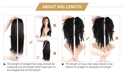 HD Transparent 13x4 Lace Frontal Wigs Bright Yellow Straight 180 Density Brazilian Colored 100% Human Hair Wig For Women HD Wigs