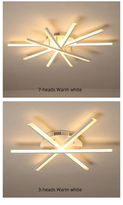 Simple New Modern LED Ceiling Chandelier Indoor Lighting For Living Room Bedroom Corridor Hall Aisle Lamps Lustre Lights fixture