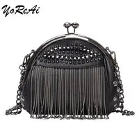 YoReAi New 3D Gun Shaped Chains Women Shoulder Bags Luxury Leather Crossbody Bag Lady High Quality Small Purses Clutch for Girls