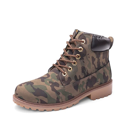 Unisex Women Boots New Riding Equestrian Shoes Woman Casual High Top Snow Boots Ladies Fashion Western Boots High Quality Men