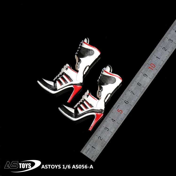 ASTOYS AS056 1/6 Female High-heeled Trend Boots Solid Shoes Model for 12'' Soldier Action Figure Body