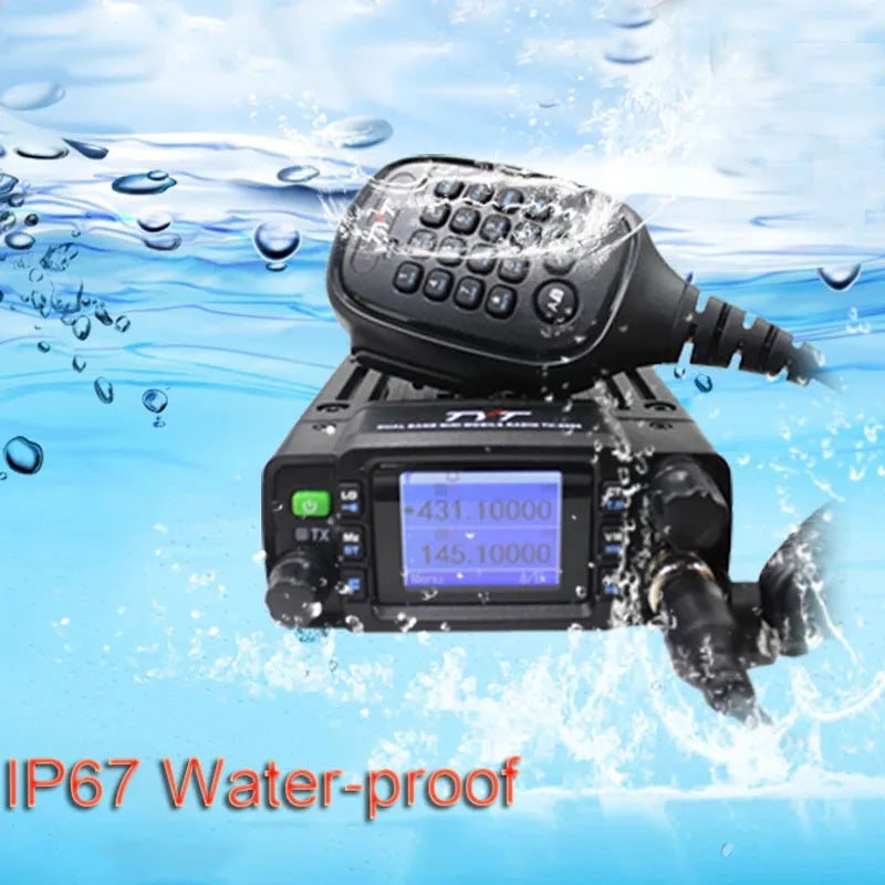 TYT TH-8600 25W High Power IP67 Waterproof Dual Band 136-174MHz 400-480MHz TH8600 DTMF/2Tone/5Tone Amateur Mobile Walkie Talkie