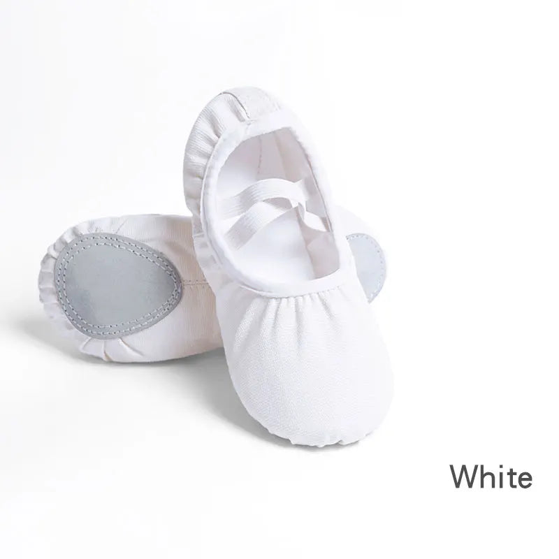 Girls Ballet Shoes for Woman Ballerina Shoes Ballet Flats Women Canvas Soft Sole Dance Slippers Children Practise Dance Shoes