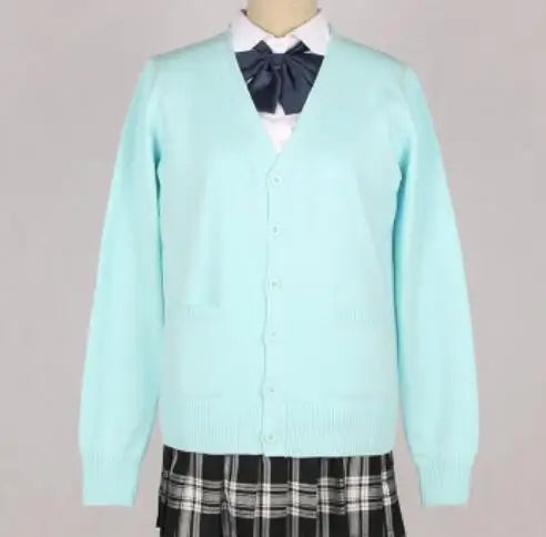 Japanese JK High School GIRL Women Sailor Suits Uniform COSPLAY SWEATER LOVE LIVE SWEATER Himiko Toga SWEATERSHIRT JKA3