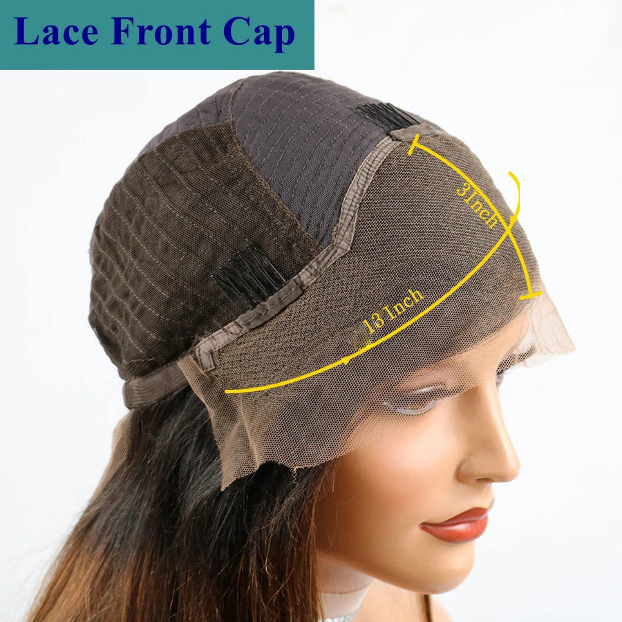 Natural Loose Curl Raw Indian Human Hair 13x6 Lace Front Wigs for Women Natural Hairline Glueless 5x5 HD Lace Closure Wigs