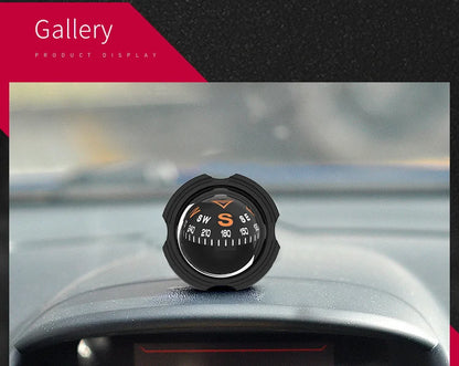 KANPAS Compass for Car/Small Dashboard Compass/Compass for Boat/No Leaking Compass/Double Dial/Luminous