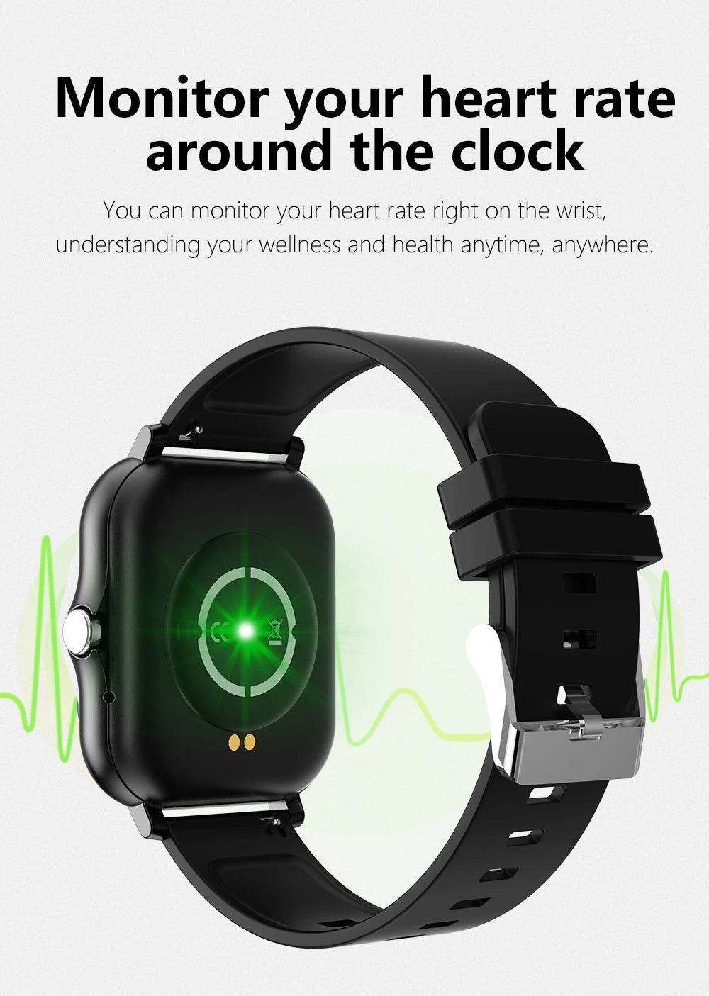 New Smart Watch Android IOS Phone 1.44 Inch Color Screen Bluetooth Call Blood Oxygen/Pressure Monitoring Smart Watch Women Men