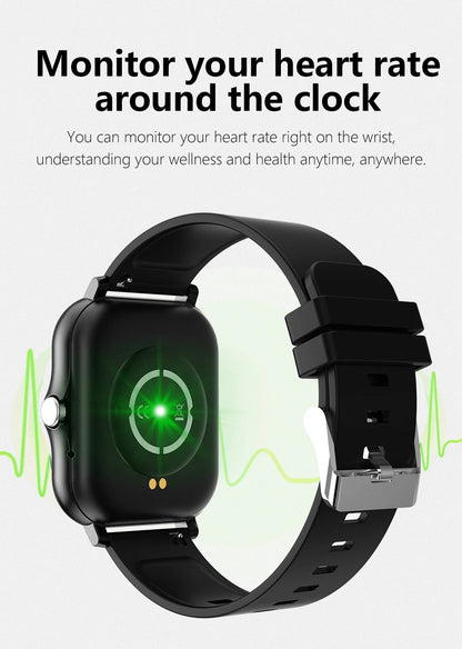 New Smart Watch Android IOS Phone 1.44 Inch Color Screen Bluetooth Call Blood Oxygen/Pressure Monitoring Smart Watch Women Men