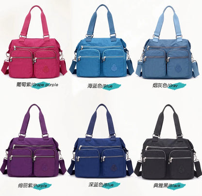 New Arrival Sale Women Shoulder Bag Ladies Handbags Female Travel Messenger Bag Waterproof Nylon Bags Large Pocket Bolsas