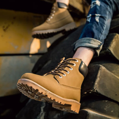 Unisex Women Boots New Riding Equestrian Shoes Woman Casual High Top Snow Boots Ladies Fashion Western Boots High Quality Men