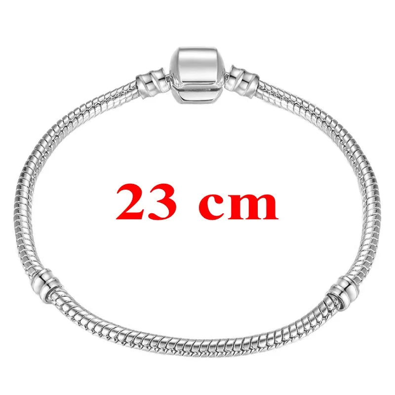 Handmade Original 925 Sterling Silver Necklace Bracelet Jewelry Set Bridal Party Sets Women Charm Bracelet Necklace Fine Jewelry
